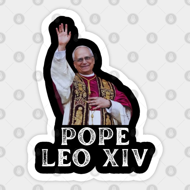 Pope-Leo Sticker by Creatifly Graphic Tees